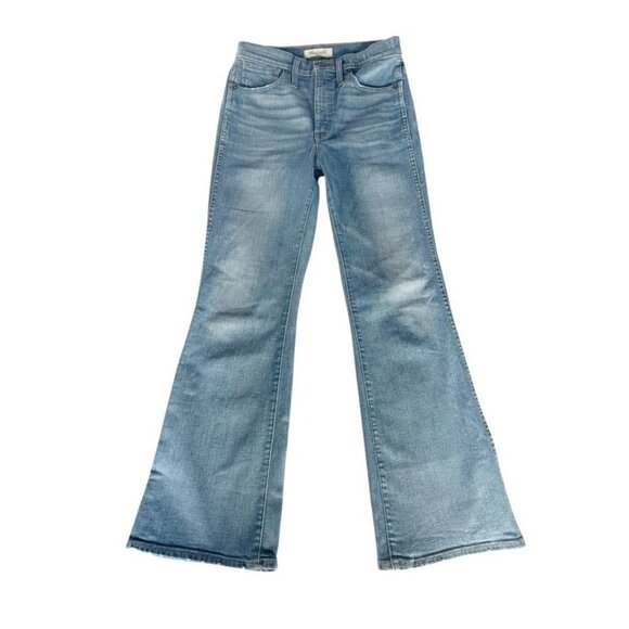 Madewell Retro Flare Women's Sz 27 Norwich Wash Denim Jeans - Picture 3 of 13